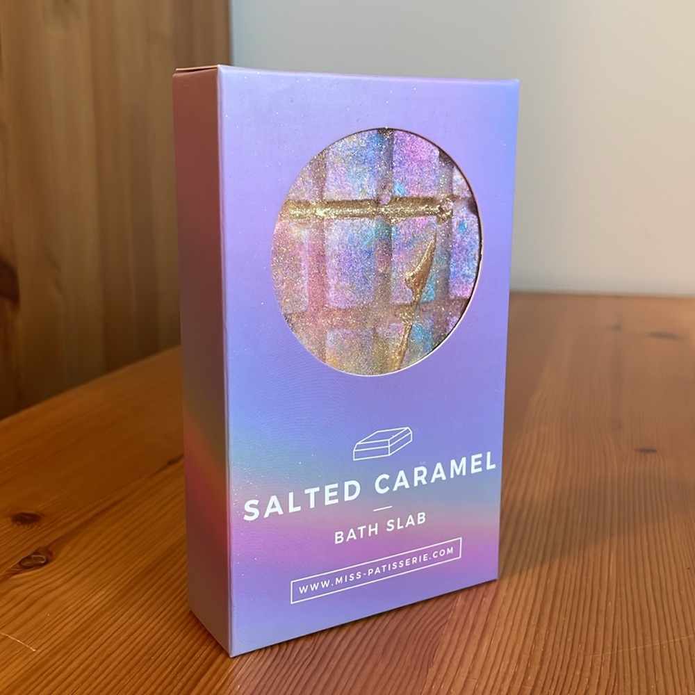 Miss Patisserie Salted Caramel Bath Bomb Slab